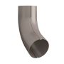 Lindab Steel Conical Downpipe Bend 70 - 100mm Anthracite Metallic