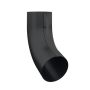 Lindab Steel Conical Downpipe Bend 70 - 75mm Matte Black