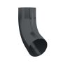Lindab Steel Conical Downpipe Bend 70 - 87mm Anthracite Grey
