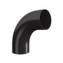 Lindab Steel Conical Downpipe Bend 85 - 100mm Coffee Brown