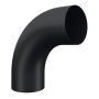 Lindab Steel Conical Downpipe Bend 85 - 75mm Matte Black