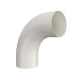Lindab Steel Conical Downpipe Bend 85 - 75mm Antique White