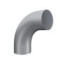 Lindab Steel Conical Downpipe Bend 85 - 87mm Silver Metallic