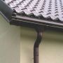 Lindab Steel Downpipe Bend with Socket 45 - 75mm Coffee Brown