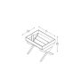 Kitchen Garden Wooden Trough - 1000mm x 760mm