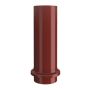 Lindab Steel Drain Shoe - 100mm Dark Red