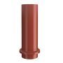 Lindab Steel Drain Shoe - 100mm Tile Red