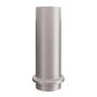 Lindab Steel Drain Shoe - 75mm Silver Metallic