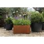 Corten Steel Trough Planter - 1200mm x 400mm x 400mm
