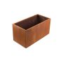 Corten Steel Trough Planter - 600mm x 300mm x 300mm