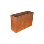 Corten Steel Tall Trough Planter - 1200mm x 400mm x 800mm