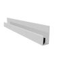FloPlast Shiplap Cladding Universal Channel - 5mtr White