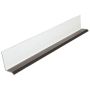FloPlast Shiplap Cladding Drip Trim - 5mtr Anthracite Grey Woodgrain