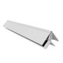 FloPlast Shiplap Cladding Two Part Internal/ External Corner - 5mtr White