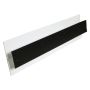 FloPlast Shiplap Cladding Centre Joint Trim - 5mtr Black Ash Woodgrain