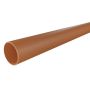 110mm x 3mtr (11.83) - SN8 Underground Drainage Pipe Plain Ended - Pack of 2