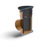 FloPlast Drainage Bottle Gully Circular Grid - 110mm