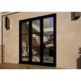 Heritage Aluminium Bifold Door - 1800mm Black - 3 Right
