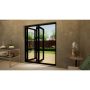 Heritage Aluminium Bifold Door Part Q Compliant - 1800mm Black - 3 Right