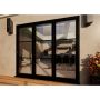 Heritage Aluminium Bifold Door - 2400mm Black - 3 Right
