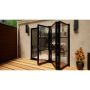 Heritage Aluminium Bifold Door Part Q Compliant - 2400mm Grey - 3 Right