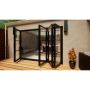 Heritage Aluminium Bifold Door Part Q Compliant - 3000mm Grey - 1 Left 3 Right