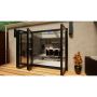 Heritage Aluminium Bifold Door Part Q Compliant - 3000mm Grey - 3 Left 1 Right