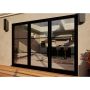 Heritage Aluminium Bifold Door Part Q Compliant - 3000mm Black - 3 Right