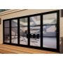 Heritage Aluminium Bifold Door - 4200mm Black - 5 Left