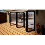 Heritage Aluminium Bifold Door - 4800mm Black - 5 Right