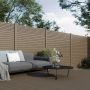 Clarity Composite Fencing Inter Fence Post - 125mm x 1940mm Walnut