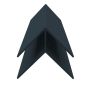 Anthracite Grey Smooth Soffit External Corner Trim - 5mtr