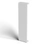 410mm White Fascia Capping Box End Board - 10mm x 1.25mtr