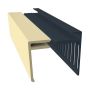 Weatherboard Cladding Vented Top Edge Closer Trim - 25mm Sand