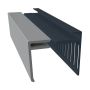 Weatherboard Cladding Vented Top Edge Closer Trim - 25mm Storm Grey