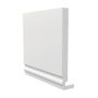 250mm White Ogee Fascia Board - 18mm x 5mtr