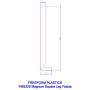 225mm Golden Oak Fascia Board - 18mm x 5mtr - Pack of 2