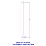 400mm Rosewood Fascia Box End Board - 18mm x 1.25mtr