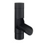 Lindab Steel Adjustable Diverter - 100mm Matte Black