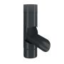 Lindab Steel Adjustable Diverter - 87mm Anthracite Grey