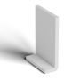 150mm White Fascia Capping Board - 10mm x 5mtr