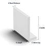 175mm White Fascia Capping Board - 10mm x 5mtr