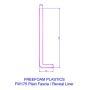 175mm Anthracite Grey Woodgrain Fascia Capping Board - 10mm x 5mtr