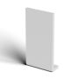 200mm White Fascia Capping Board - 10mm x 5mtr - Pack of 2
