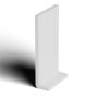 200mm White Fascia Capping Board - 10mm x 5mtr - Pack of 2