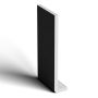 225mm Black Ash Woodgrain Fascia Capping Board - 10mm x 5mtr