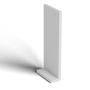 250mm White Fascia Capping Board - 10mm x 5mtr