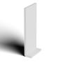 250mm White Fascia Capping Board - 10mm x 5mtr