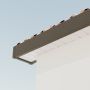 250mm Anthracite Grey Woodgrain Fascia Capping Board - 10mm x 5mtr