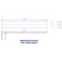 White Fascia Board Joint - 300mm